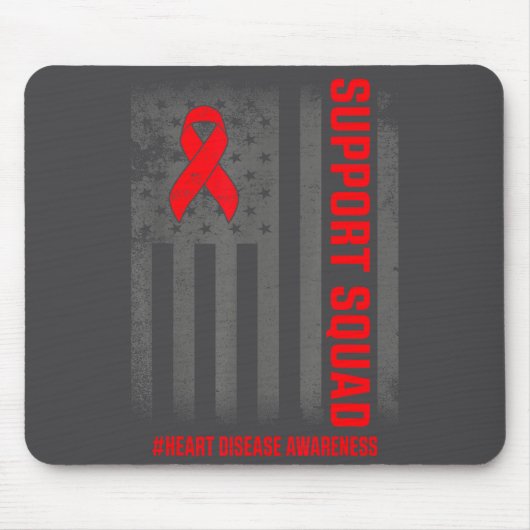 Tapis De Souris Heart Disease Awareness Month Open Heart Diseases  (Devant)