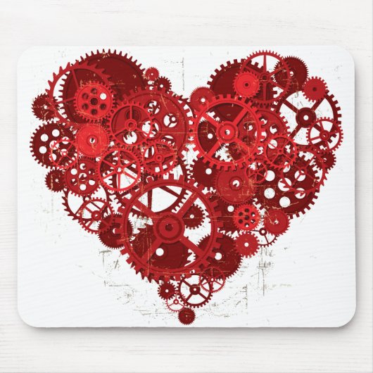 Tapis De Souris Heart_Gears_01 (Devant)
