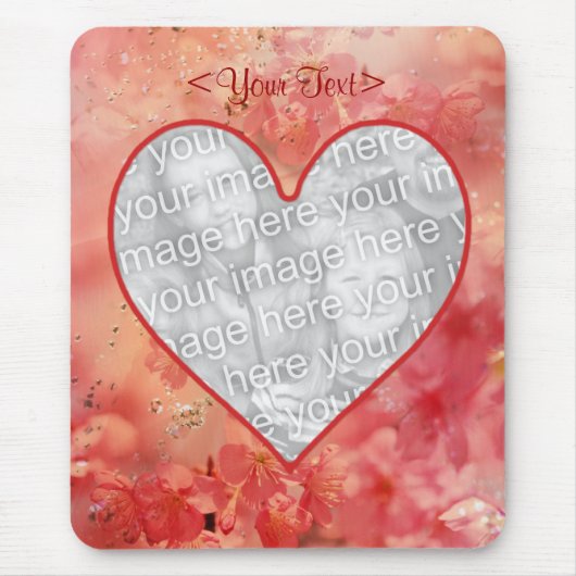 Tapis De Souris Heart Romance Mousepad - Modèle (Devant)