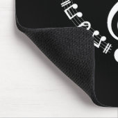 Tapis De Souris Heart Shape Musical Notes Music Lovers Happy Valen (Coin)