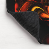 Tapis De Souris Heartbeat Abstrait Art Mousepad (Coin)
