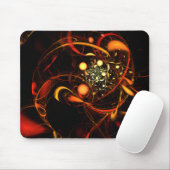 Tapis De Souris Heartbeat Abstrait Art Mousepad (Avec souris)