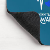 Tapis De Souris Heartbeat Chd Congenital Heart Defect Awareness Mo (Coin)