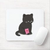 Tapis De Souris Heartbroken Cat (Avec souris)