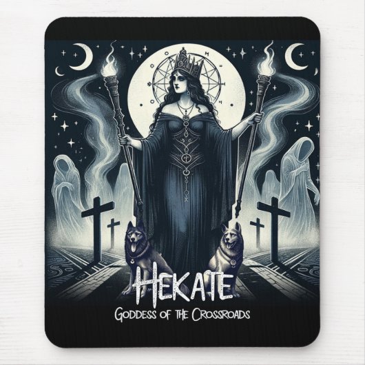 Tapis De Souris Hécate Déesse des Carrefours Esprits Fantomatiques (Devant)