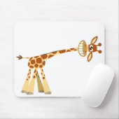 Tapis De Souris Hee Hee Hee ! ! girafe mousepad (Avec souris)