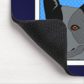 Tapis De Souris Heeler bleu (Coin)