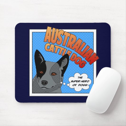 Tapis De Souris Heeler bleu (Avec souris)