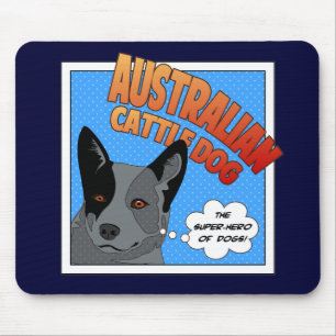 Tapis De Souris Heeler bleu