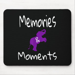 Tapis De Souris Heimer Sensibilisation Eléphant Violet Souvenir So
