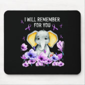 Tapis De Souris Heimerheimer Sensibilisation Eléphant mignon Je Re (Devant)