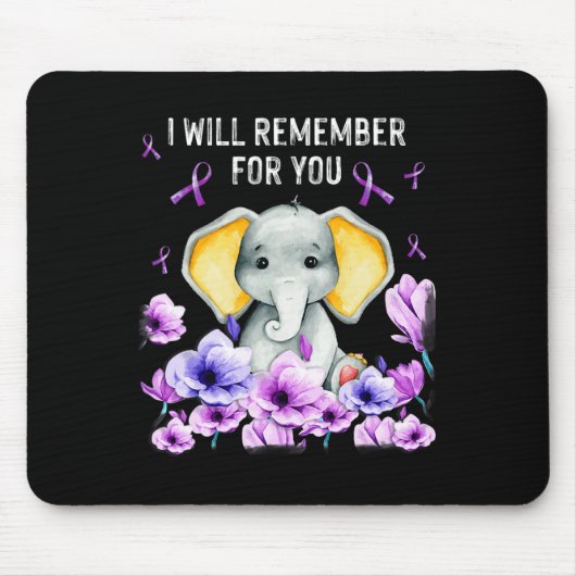 Tapis De Souris Heimerheimer Sensibilisation Eléphant mignon Je Re (Devant)