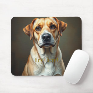 Tapis De Souris Hej là fine art mignon chien Illustration Cool
