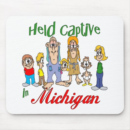 Tapis De Souris Held Captive au Michigan (Devant)