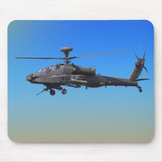 Tapis De Souris Hélicoptère d'AH-64 Apache (Devant)