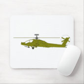 Tapis De Souris Hélicoptère de combat d'AH-64D (Avec souris)