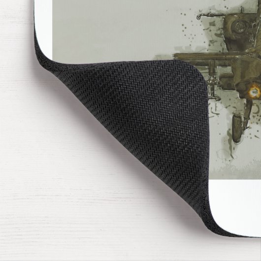 Tapis De Souris Hélicoptère de combat d'Apache (Coin)