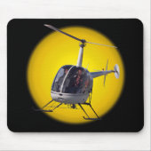 Tapis De Souris Hélicoptère Mousepad et Keepsakes Cadeaux d'hélico (Devant)