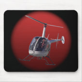 Tapis De Souris Hélicoptère Mousepad Volant Chopper Helicopter Cad (Devant)