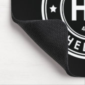 Tapis De Souris Hélium Élément noir Souris (Coin)