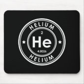Tapis De Souris Hélium Élément noir Souris (Devant)
