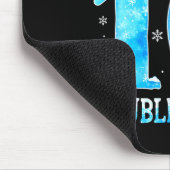 Tapis De Souris Hello 10 Double Digits Snowflakes Winter Christmas (Coin)