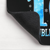Tapis De Souris Hello 10 Double Digits Snowflakes Winter Christmas (Coin)