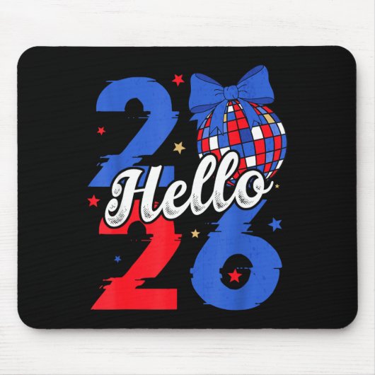 Tapis De Souris Hello 2026 Happy New Year 2026 New Year's Eve Part (Devant)