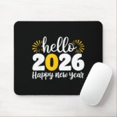 Tapis De Souris Hello 2026 Happy New Year 2026 New Year's Eve Part (Avec souris)