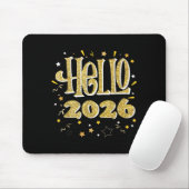 Tapis De Souris Hello 2026 Happy New Year Pajama Funny Family Matc (Avec souris)