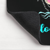 Tapis De Souris Hello Beach Style Tropical Été Noir (Coin)