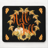 Tapis De Souris Hello Fall Wreath Graphic (Devant)