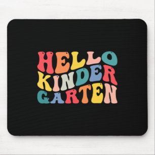 Tapis De Souris hello kindergarten teacher back to school Ret