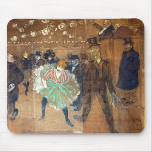 Tapis De Souris Henri de Toulouse-Lautrec - Danse au Rouge