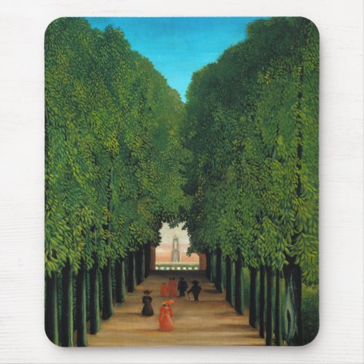 Tapis De Souris Henri Rousseau, Avenue dans le Parc à Saint Cloud (Devant)