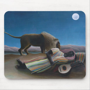 Tapis De Souris Henri Rousseau - La Bohémienne endormie