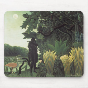 Tapis De Souris Henri Rousseau - le charmeur de serpent