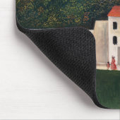 Tapis De Souris Henri Rousseau - Promeneurs dans un parc (Coin)