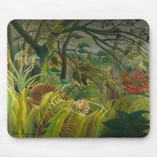 Tapis De Souris Henri Rousseau - Surpris ! (Devant)