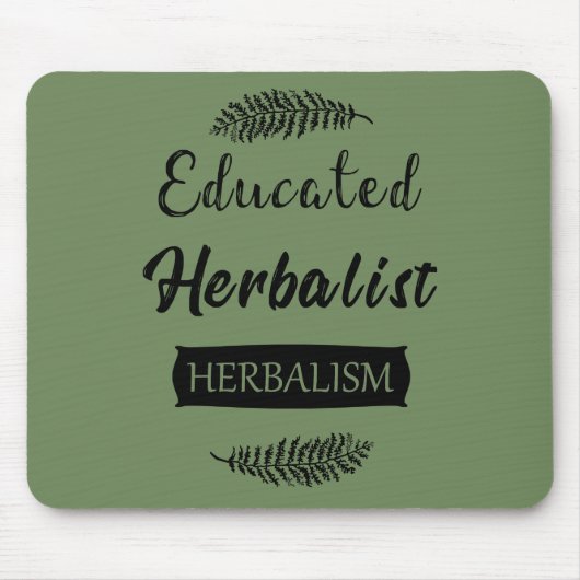 Tapis De Souris herboriste instruit (Devant)