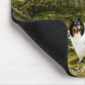 Tapis De Souris Herding des moutons Collies rugueux - Personnalisé (Coin)