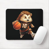 Tapis De Souris Hérisson de basket-ball (Avec souris)