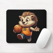 Tapis De Souris Hérisson de basket-ball 1 (Avec souris)