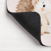 Tapis De Souris Hérisson Mignon Citrouille Rose (Coin)