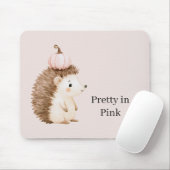 Tapis De Souris Hérisson Mignon Citrouille Rose (Avec souris)