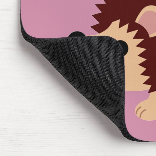Tapis De Souris Hérisson mignon Mousepad (Coin)
