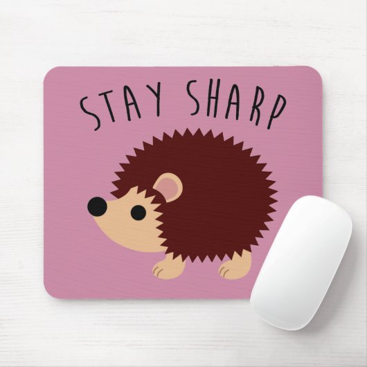 Tapis De Souris Hérisson mignon Mousepad (Avec souris)