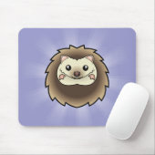 Tapis De Souris Hérisson nain de dessin animé (Avec souris)
