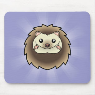 Tapis De Souris Hérisson nain de dessin animé