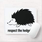 Tapis De Souris Hérisson - Respectez l'Hérisson (Avec souris)
